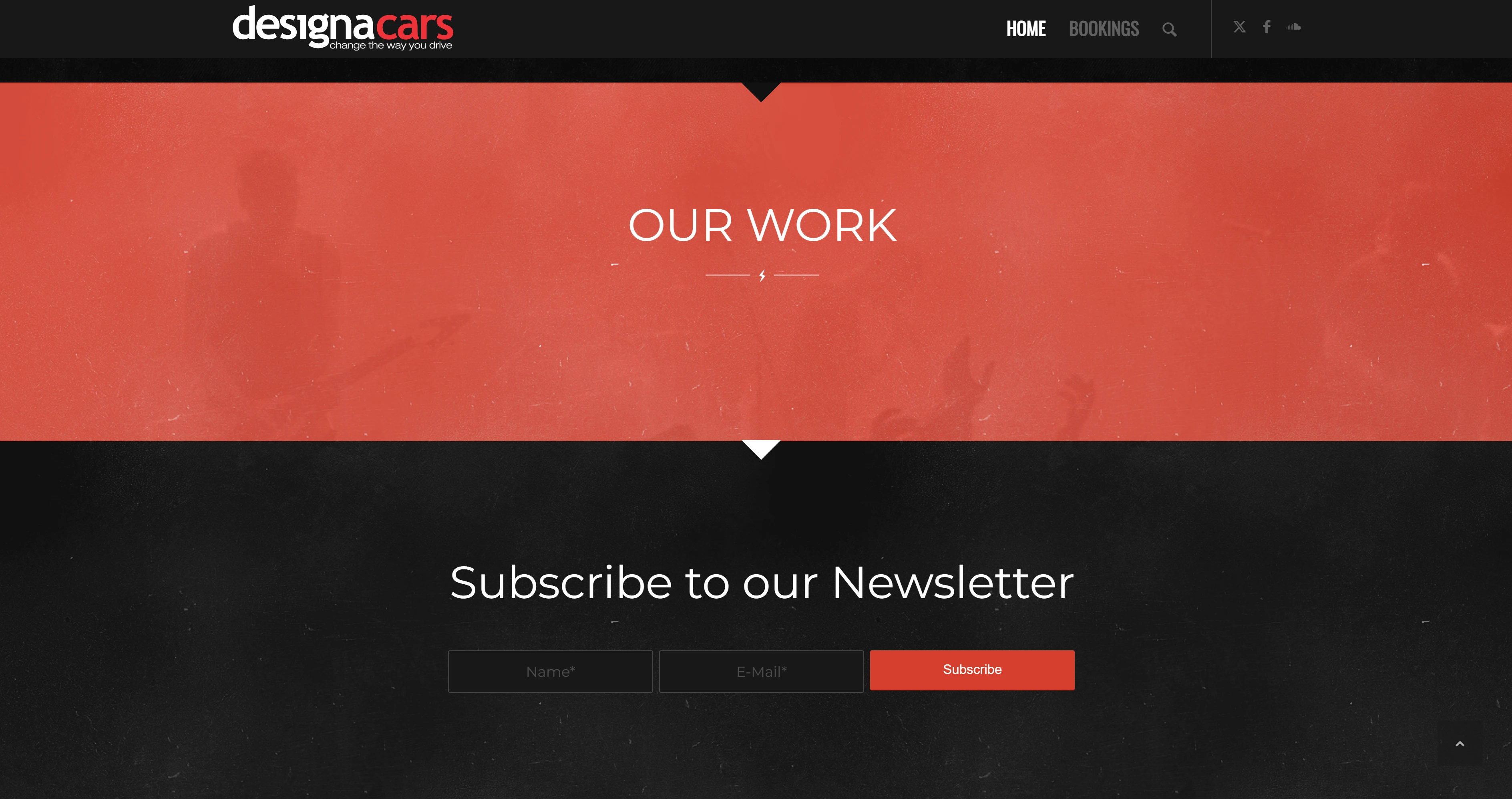 Original DesignaCars gallery page before the redesign